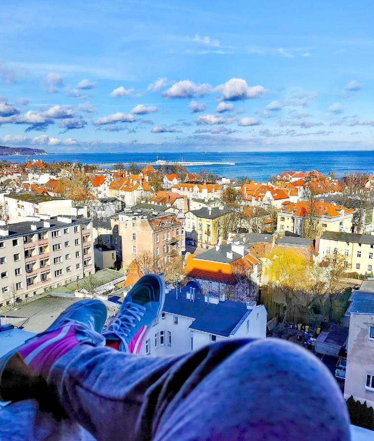 Pokoje Przy Plazy Z Widokiem Na Morze Sopot Exterior foto